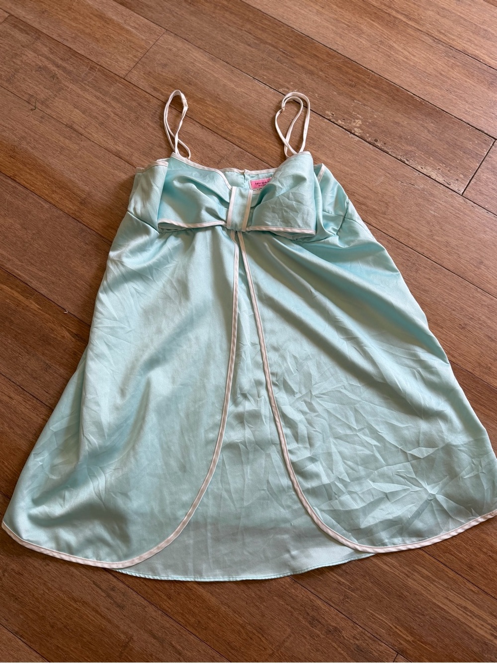 kate spade • Big Bow Charmeuse Chemise